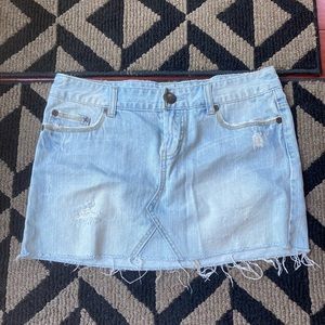 American eagle jean skirt size 8